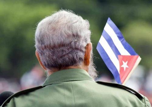 Fidel Castro during May Day speechHavana, Cuba